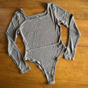 Arizona taupe square-neck bodysuit L